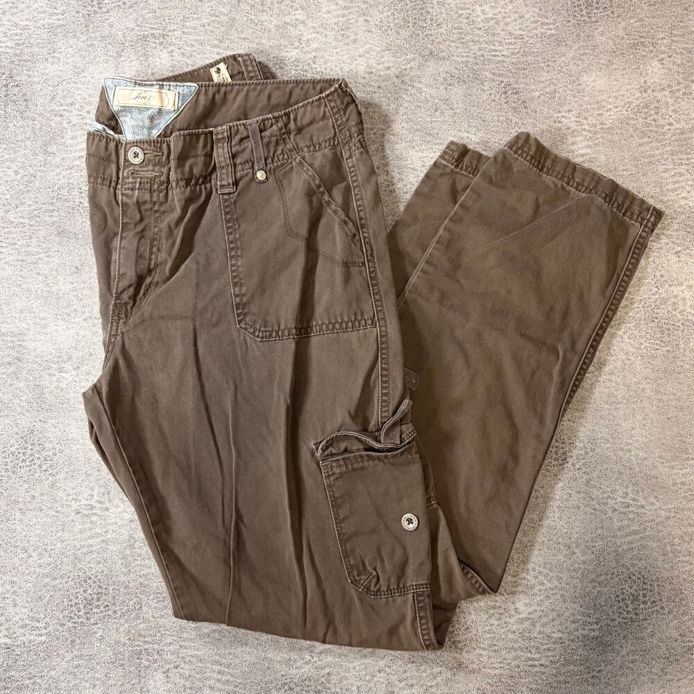 Brown Utility Levis Relaxed Straight Fit Cargos